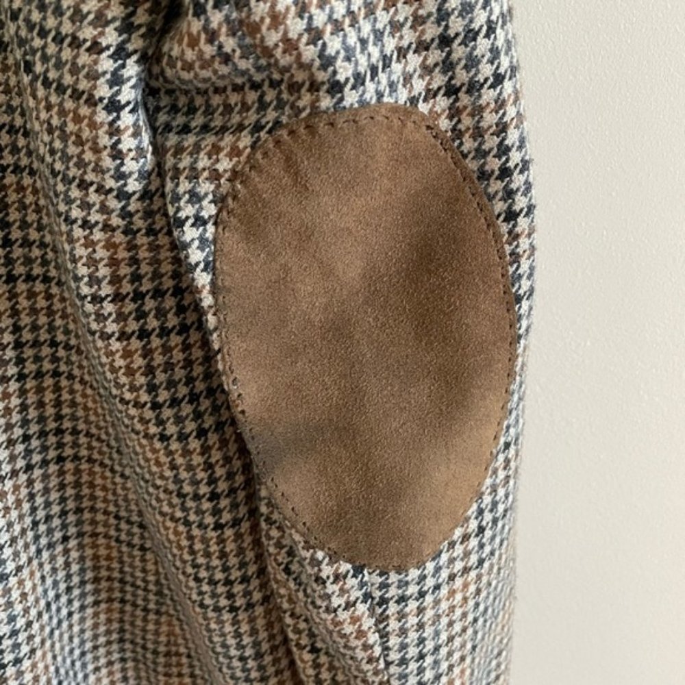 Zara Double Breasted Houndstooth Blazer Size Small - Dark Academia Aesthetic - Picture 10 of 12